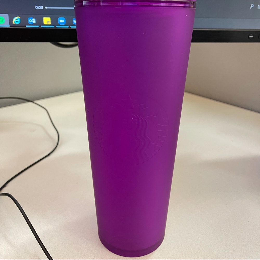Starbucks Purple Soft Touch Tumbler NEW Matte Purple
